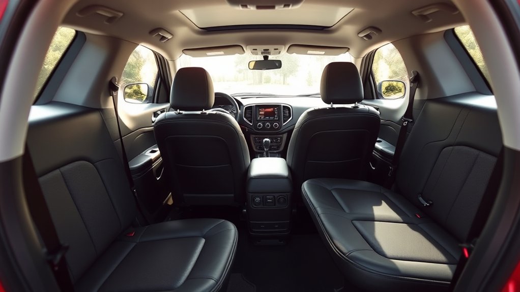 spacious comfortable seat design