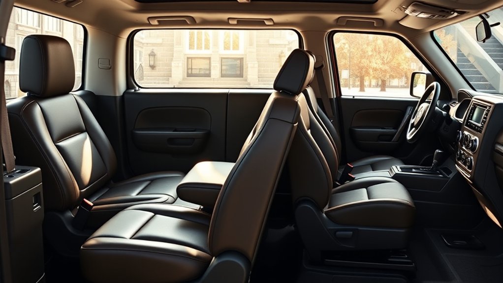 spacious supportive practical interior