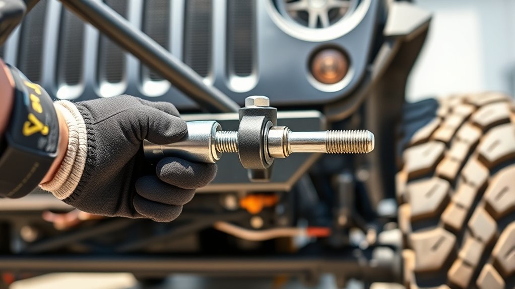 tighten and inspect steering components