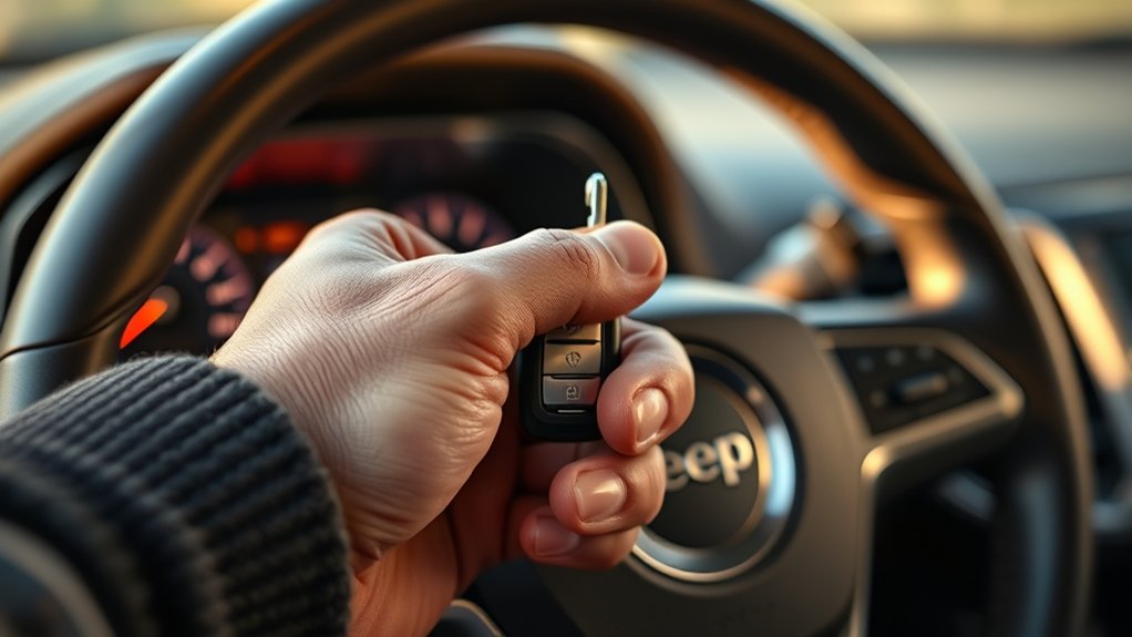 turn key firmly clockwise
