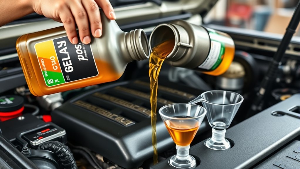 use correct oil quantity