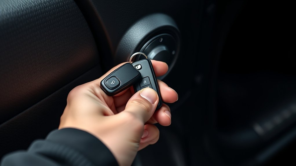 use emergency key to open