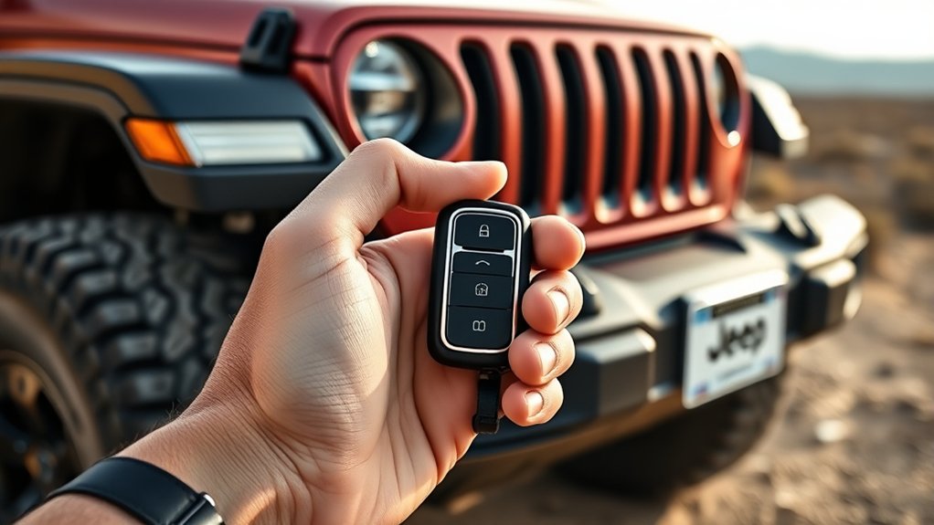 use key fob or app