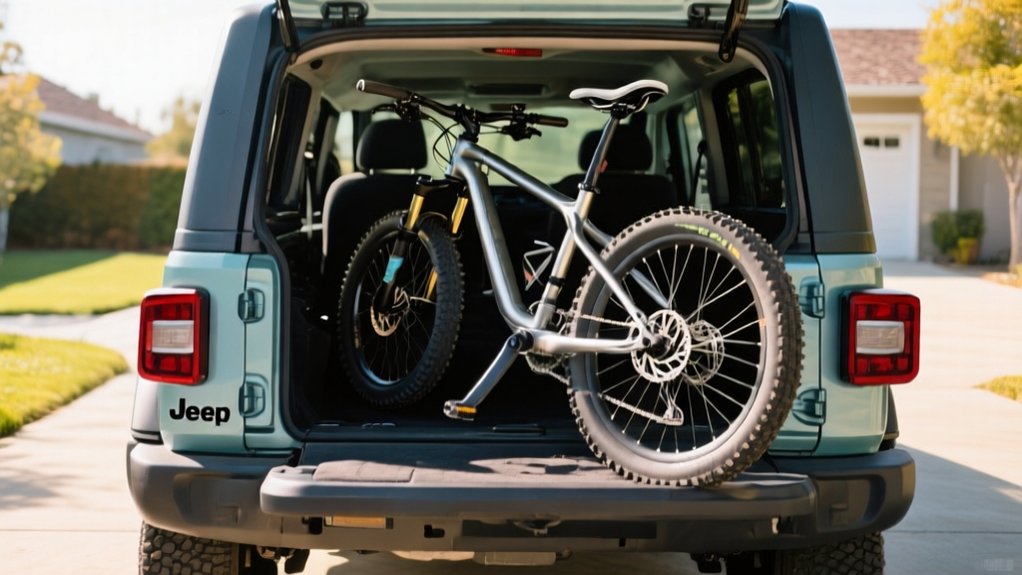 bike fitting in jeep