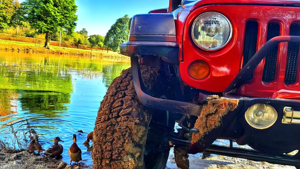 jeep owners and ducks