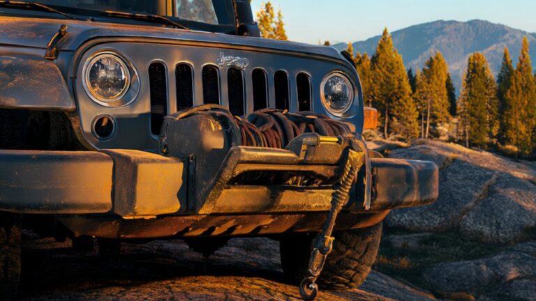 jeep wrangler winch size