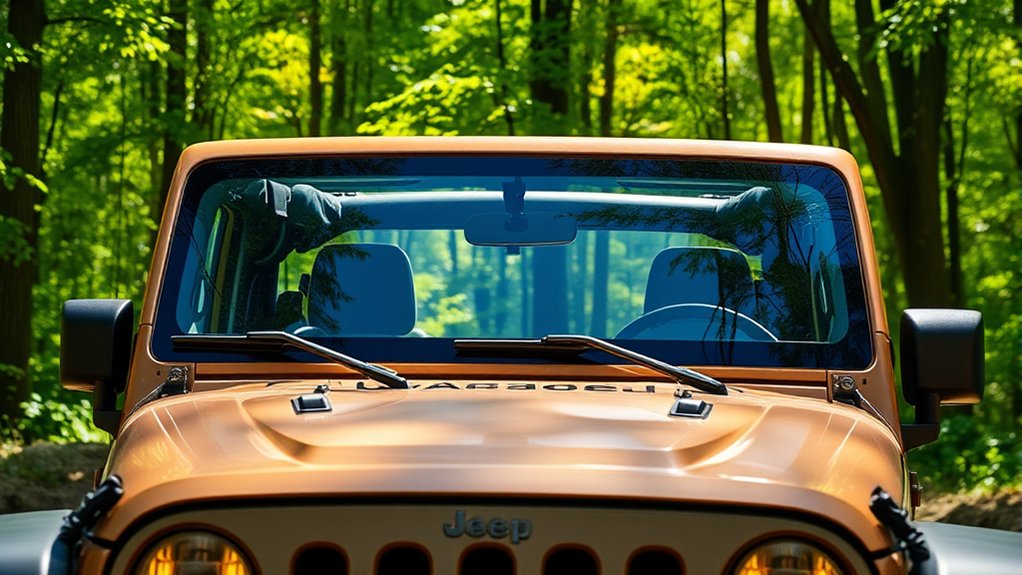 jeep wranglers with folding windshields