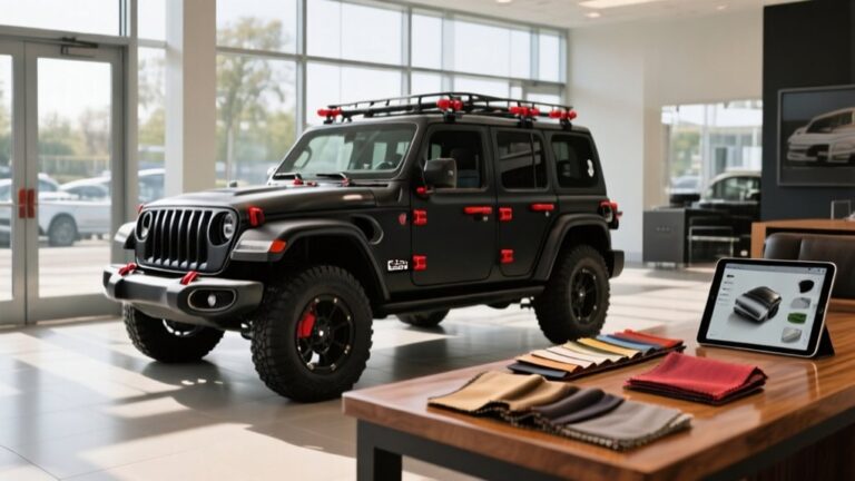 personalized jeep wrangler ordering
